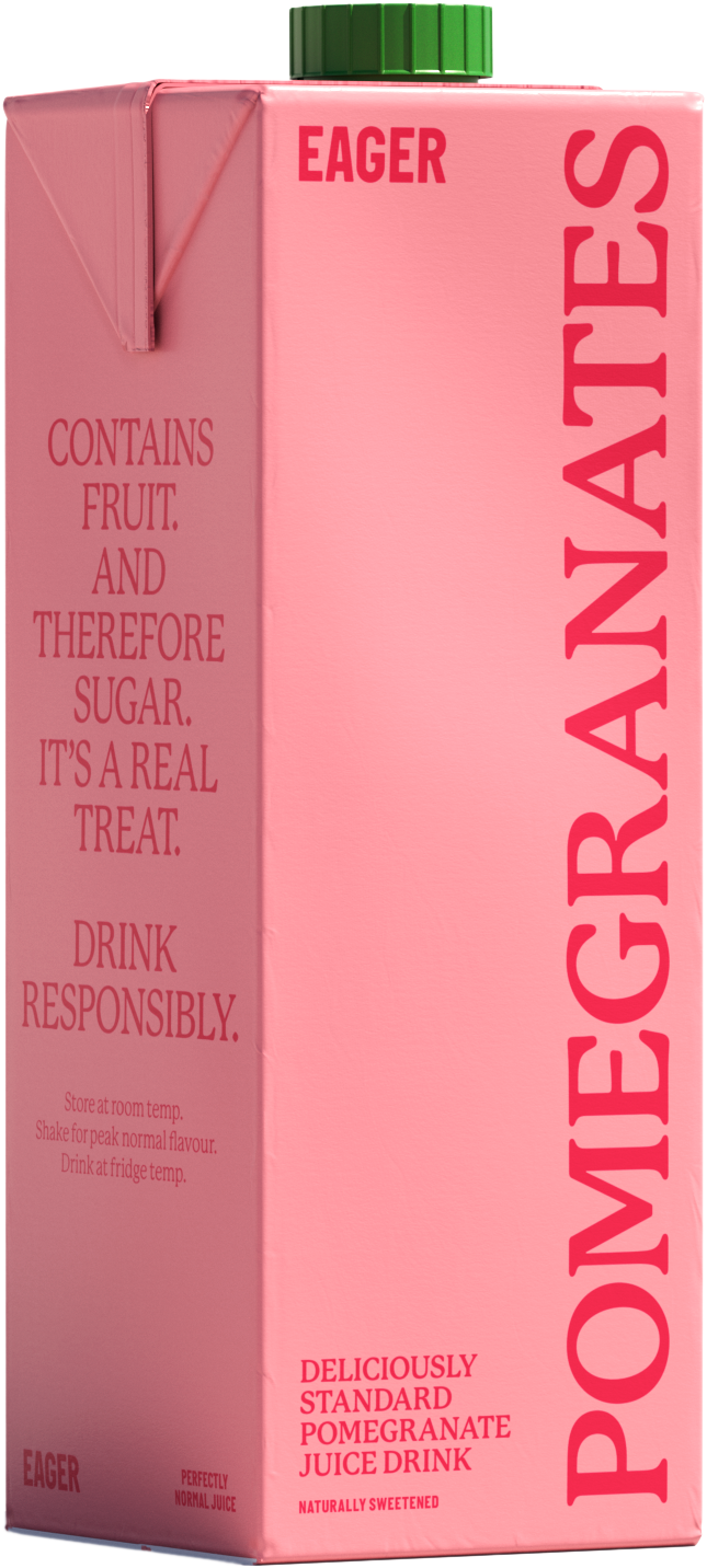 EAGER POMEGRANATE JUICE 1Lx8